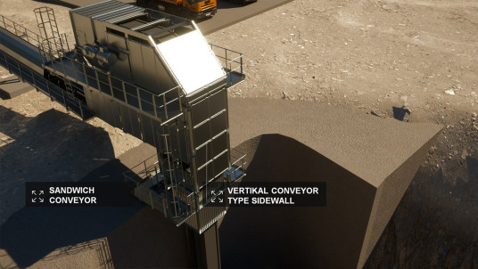 Vertikaler Materialtransport