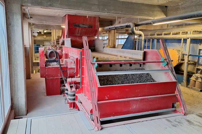 Neue Ellipsen-Siebmaschine