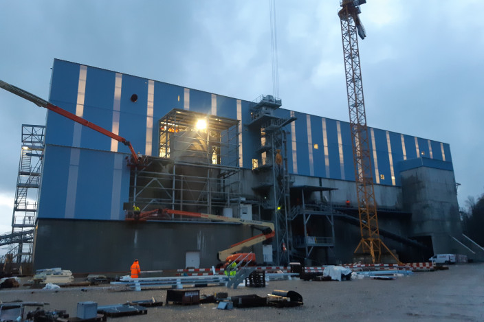 Neubau Kiesaufbereitung