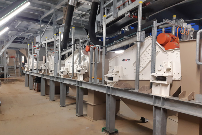 Neubau Kiesaufbereitung