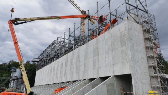 Aussenhülle Kieswerk Vigier