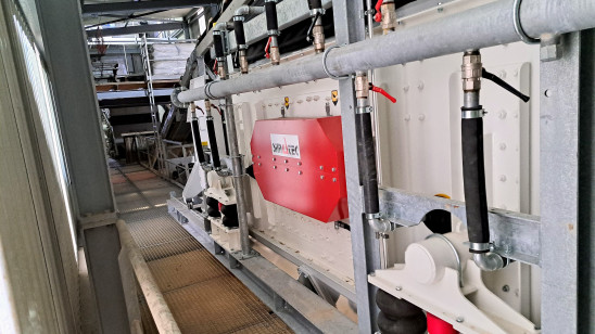 Neue Siebmaschinen "Splittwerk"